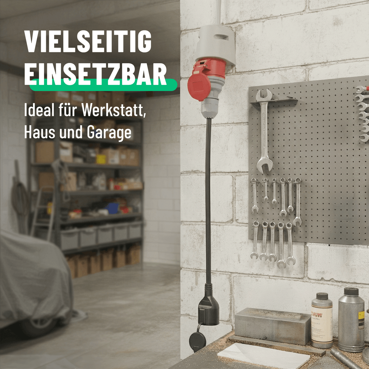 Adapter auf Schuko CEE vielseitig einsetzbar 911011-1