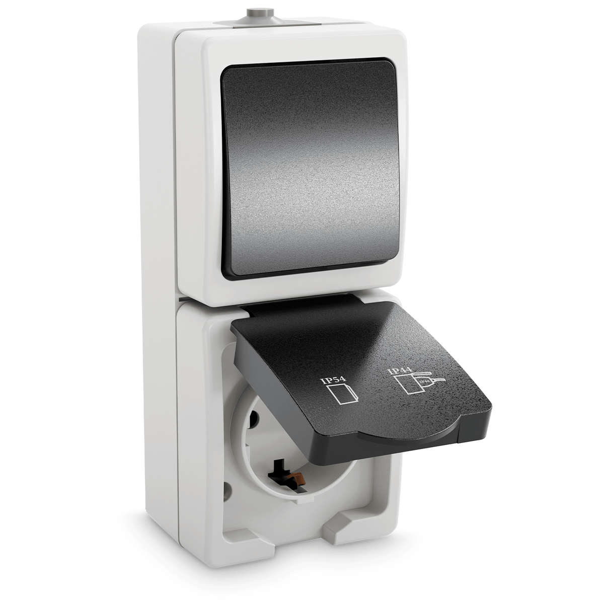 Aufputzschalter und Aufputzsteckdose IP54 501050 Hauptbild 1er Pack