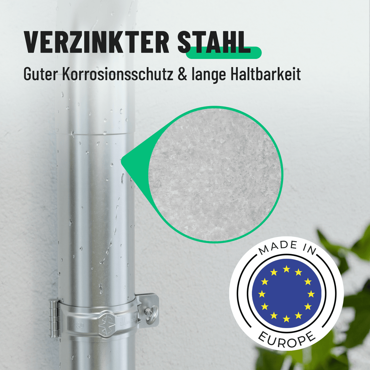 greate Rohrschelle aus verzinkten Stahl 10132