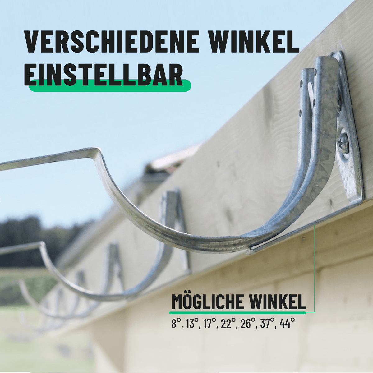 greate Stirnbretthalter verschiedene Winkel einstellbar 101337