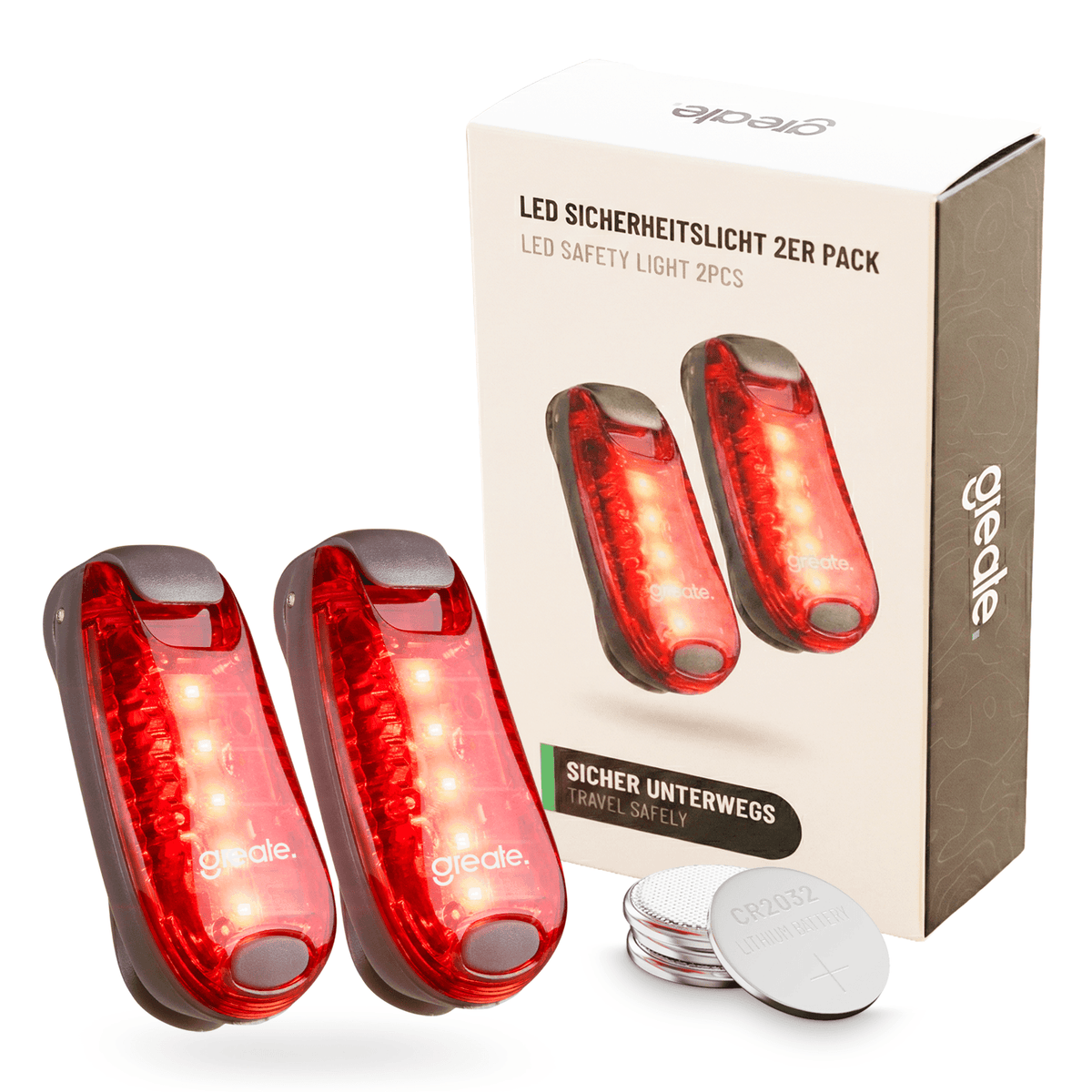 LED Blinklicht inklusive Batterien 201017 Hauptbild 2er Pack