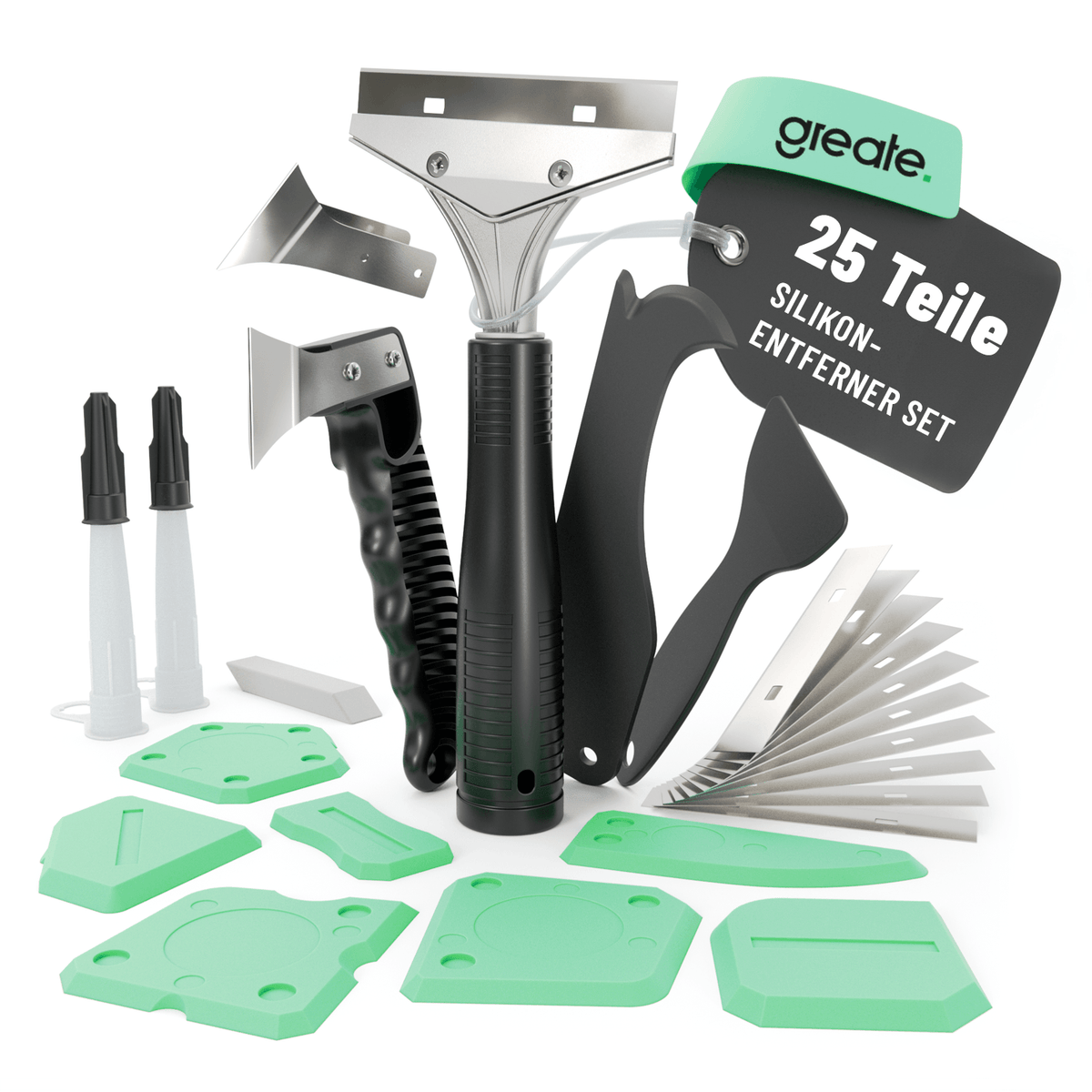 Silikonentferner Werkzeug und Silikon Abzieher Set 101201 Hauptbild 25-teilig
