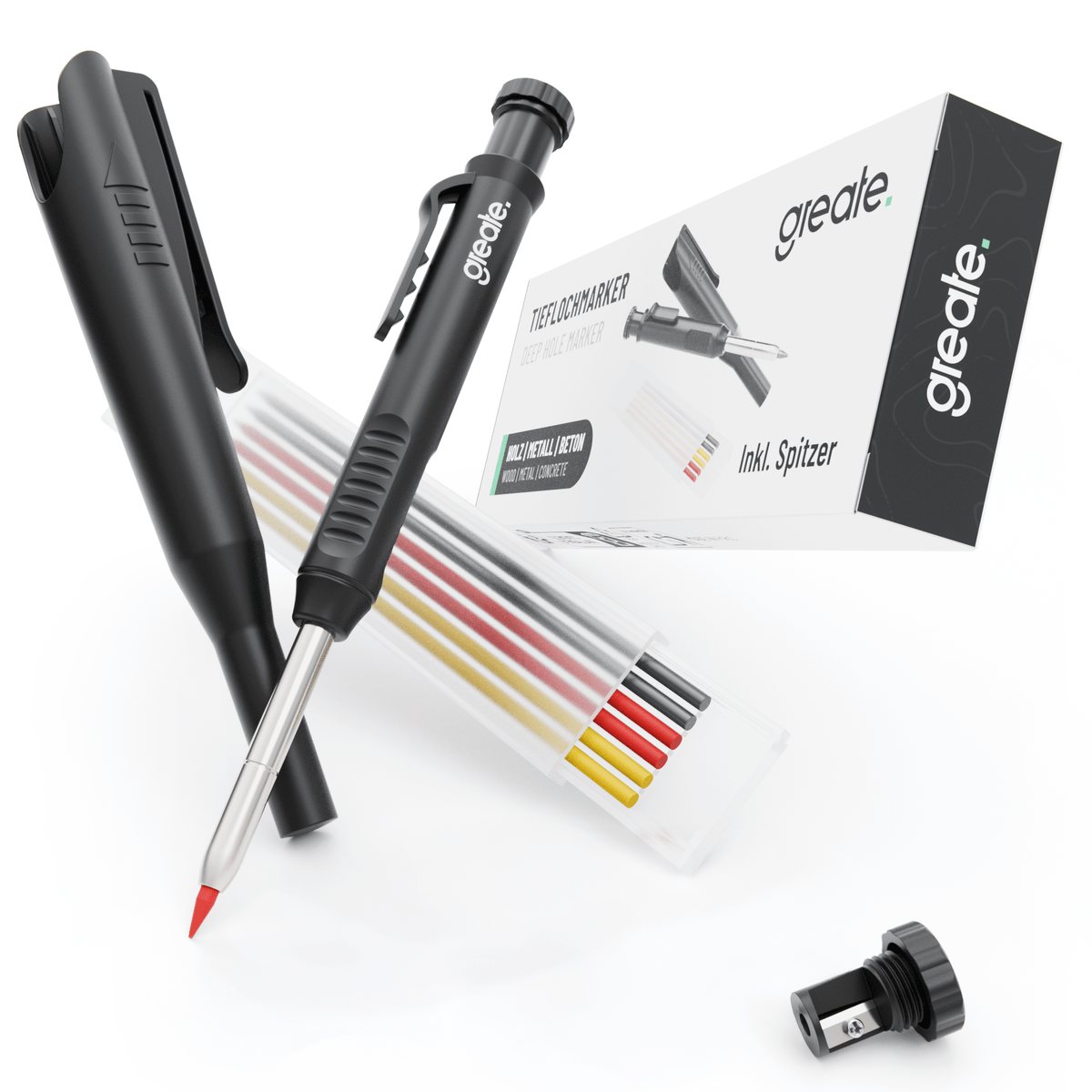 Tieflochmarker Bleistift inklusive 7 Mienen und Spitzer 101207 Hauptbild