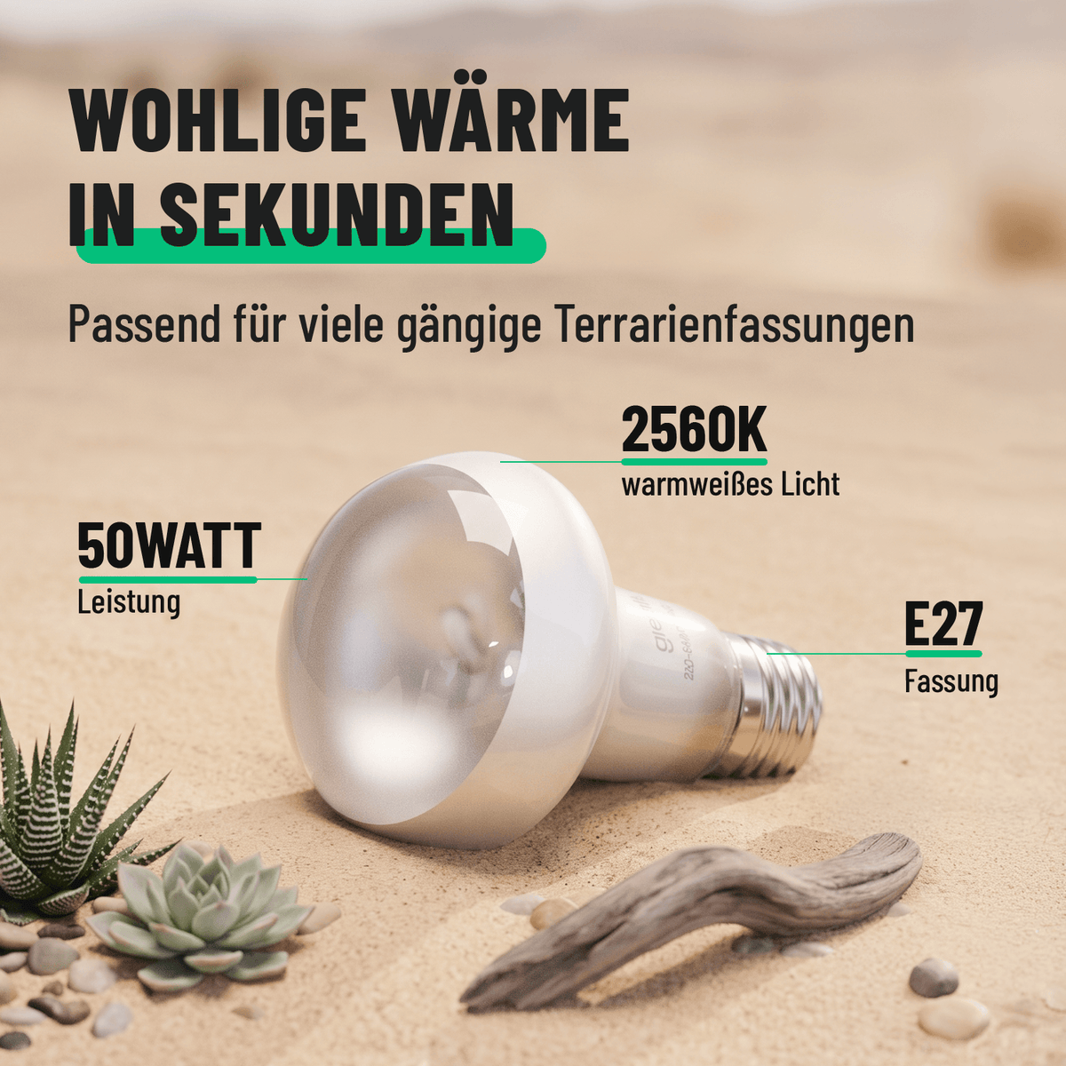 Wärmelampe Terrarium Beleuchtung technische Daten 201102-3