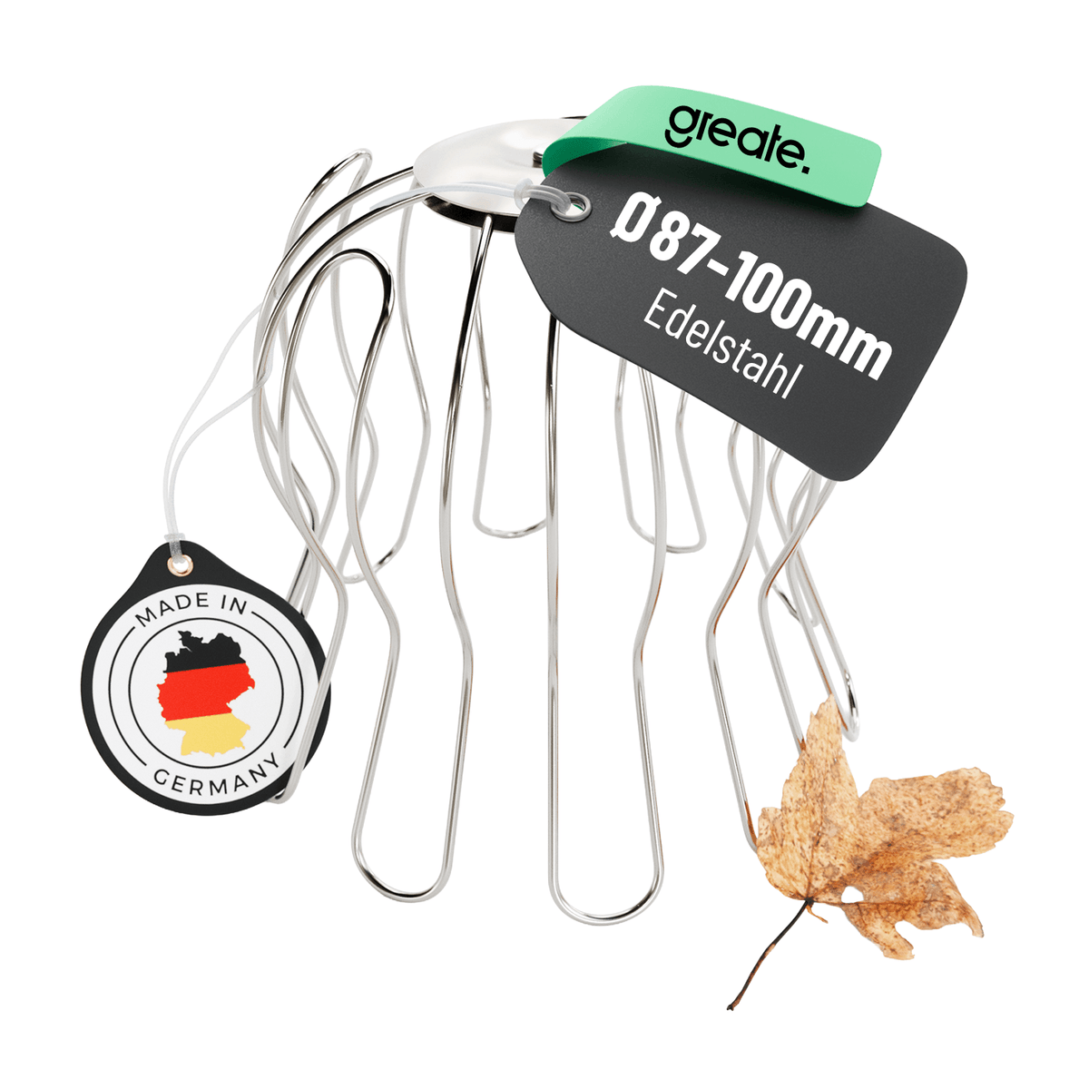 Dachrinnen Laubschutz Sieb für Regenfallrohr 101308 1 Hauptbild