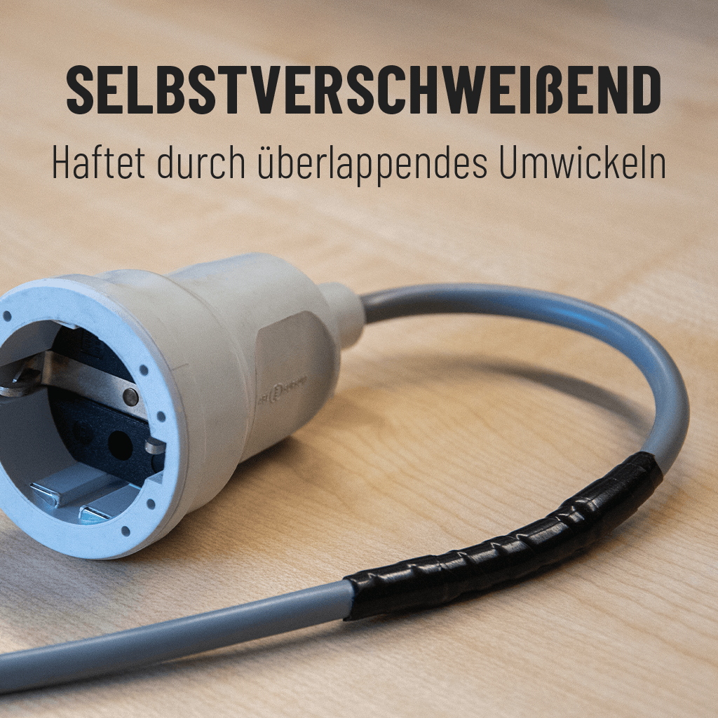 Dichtungsband selbstverschweißend haftet durch überlappendes Umwickeln 901020-2