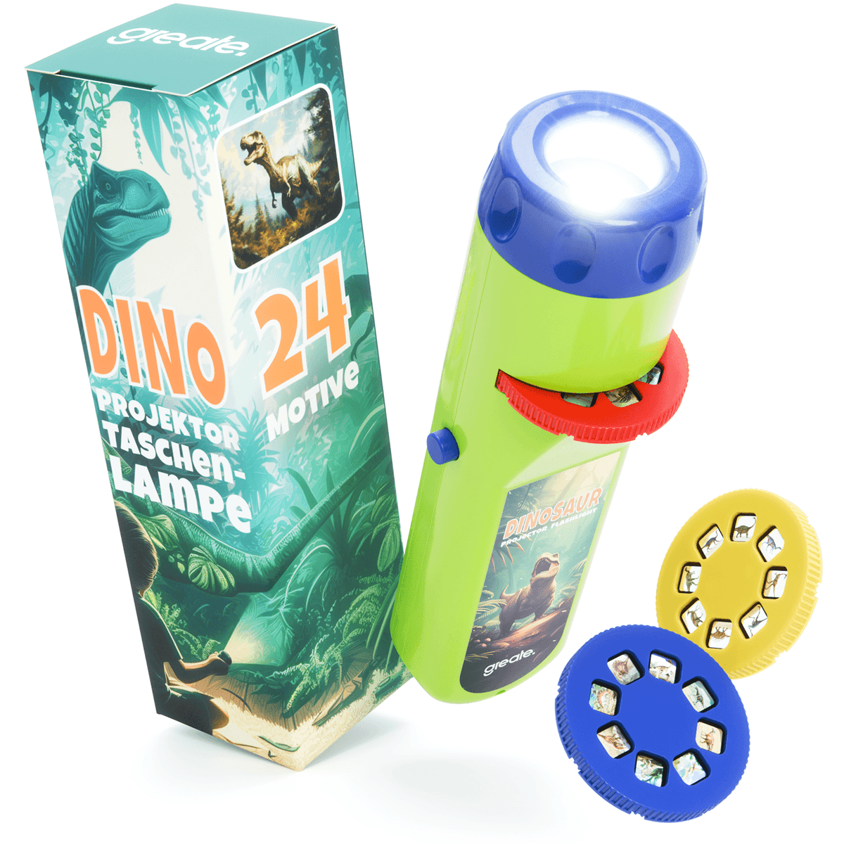Dino Projektor Taschenlampe 201027 Hauptbild 1er Pack