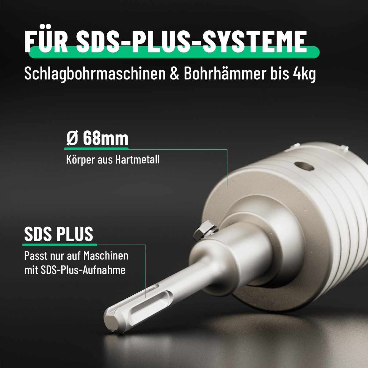 Dosensenker für SDS plus Systeme 101208-4