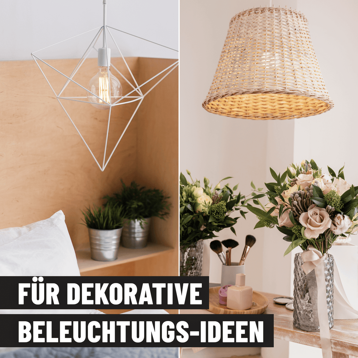 E27 Lampenfassung mit Kabel und Schalter weiss für dekorative Beleuchtungsideen 505002-5