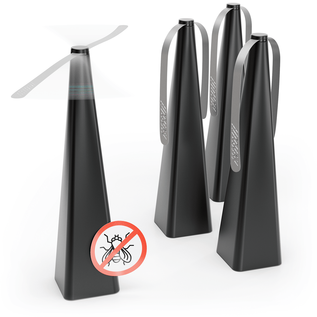 Fliegenwedler zum Fliegen vertreiben 901015 Hauptbild 4er Pack