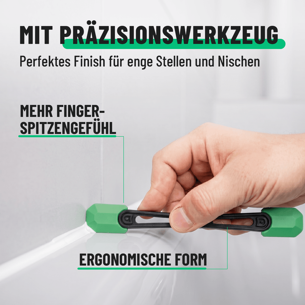 Fugenabzieher Stab für enge Stellen