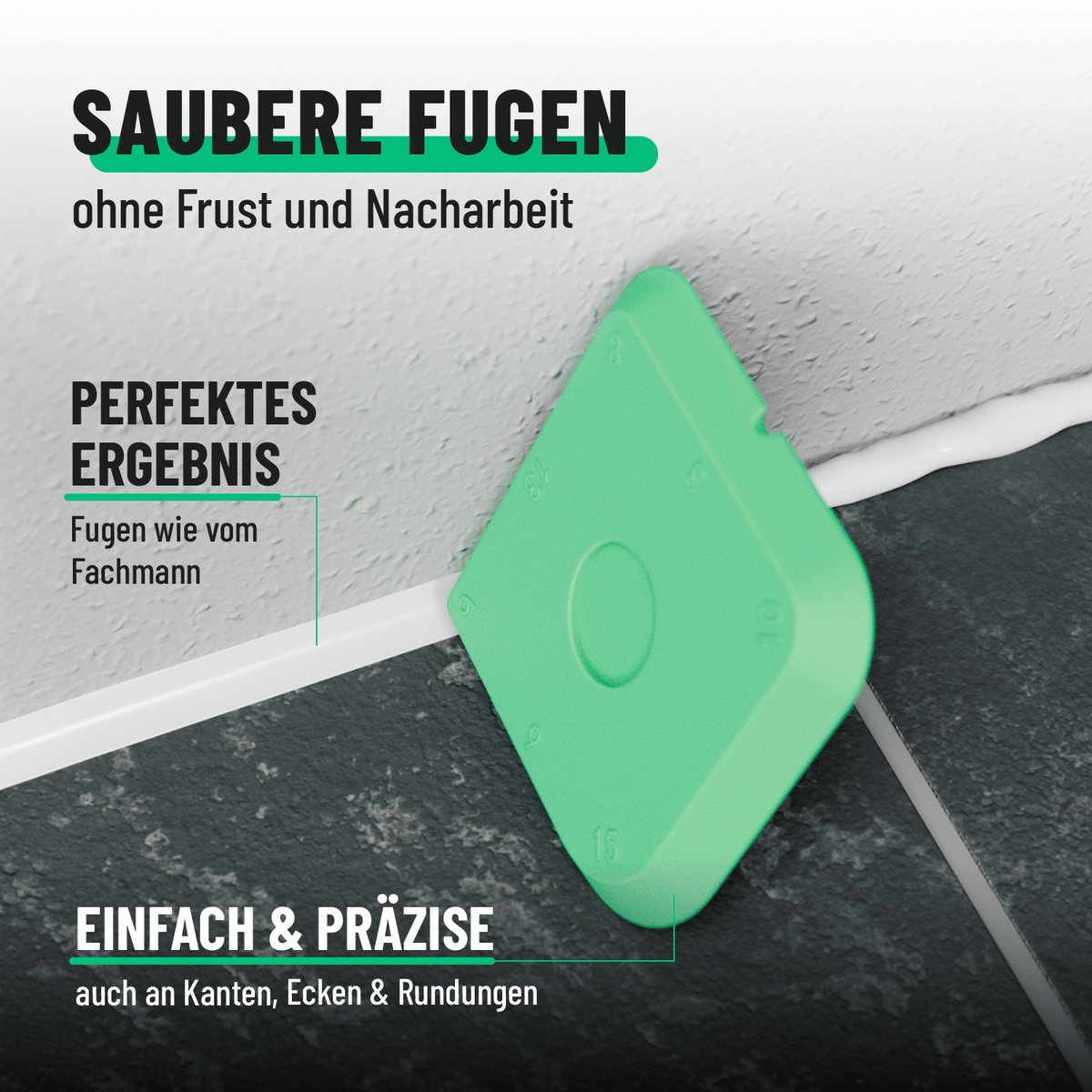Fugenglätter Silikon für saubere Fugen