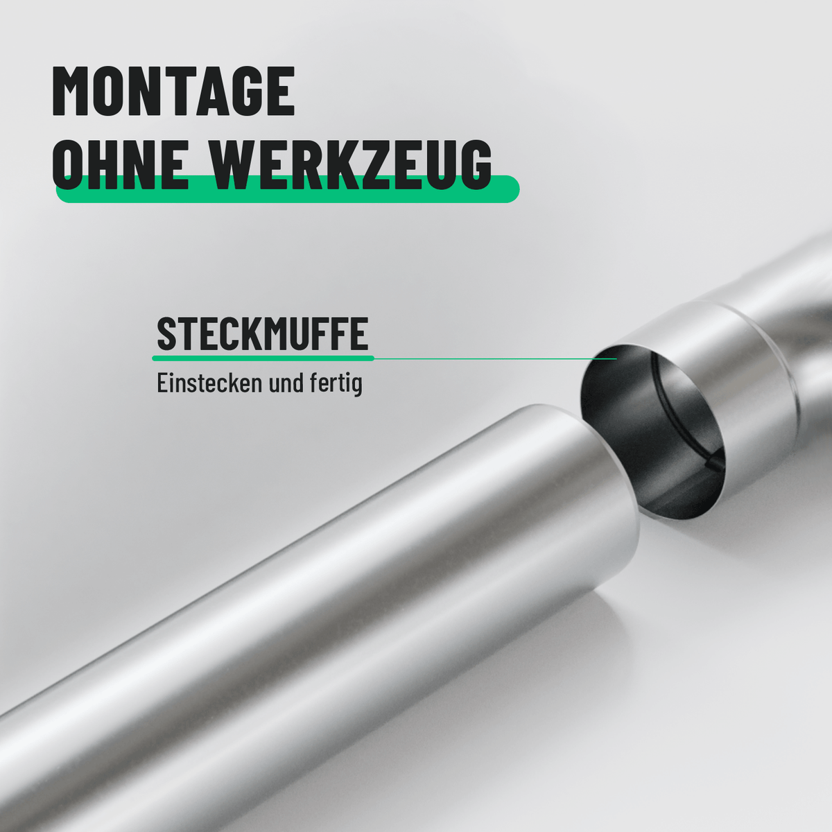 greate Fallrohr mit Steckmuffe 101322