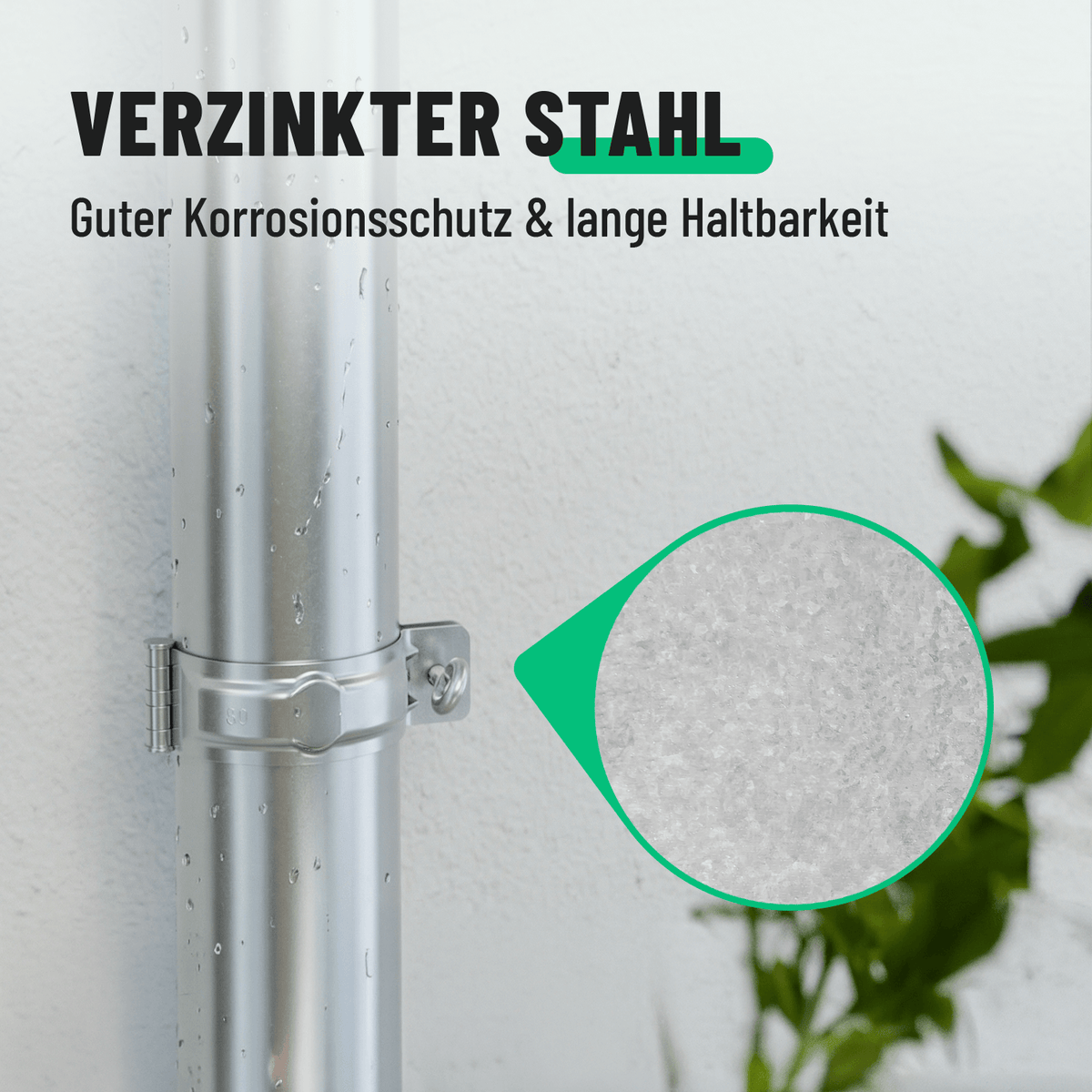 greate Stockschraube aus verzinkten Stahl 101321