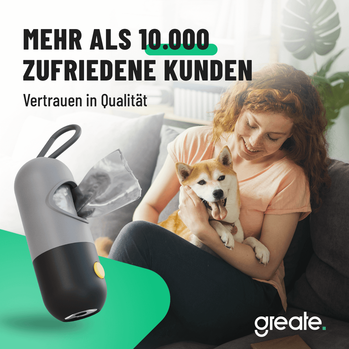 Hundekotbeutel Spender mit Licht von greate 201025-1
