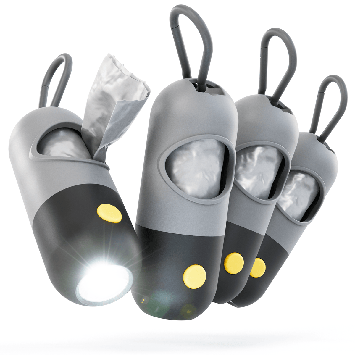Hundekotbeutelspender mit Licht 201025 Hauptbild 4er Pack