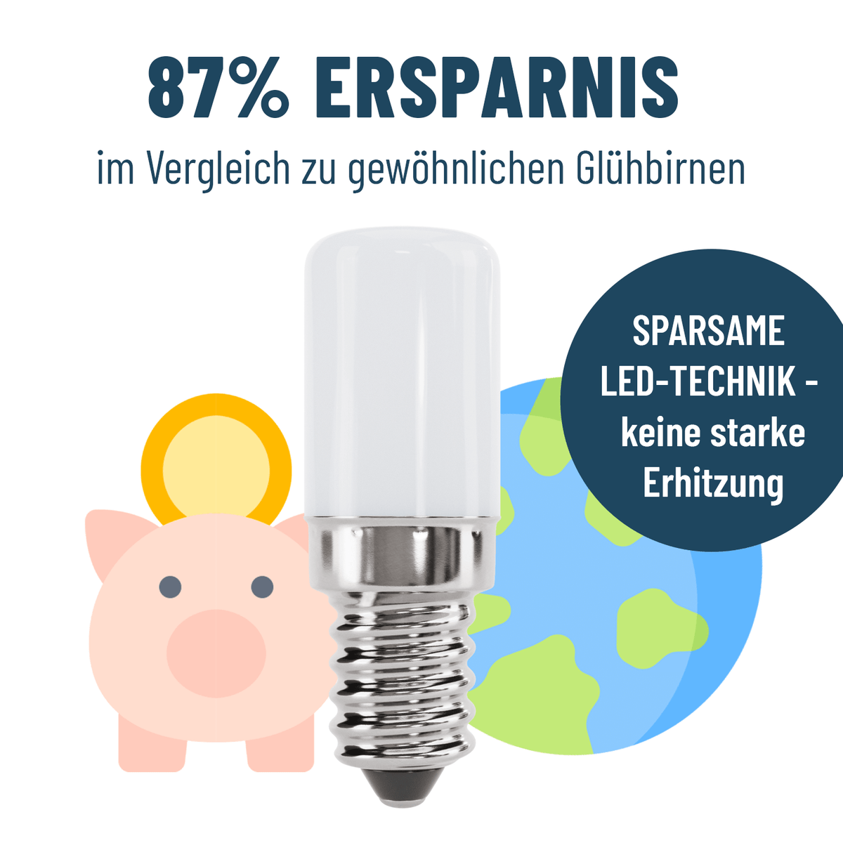 LED Ersatzlampe Energieersparnis 201024-2
