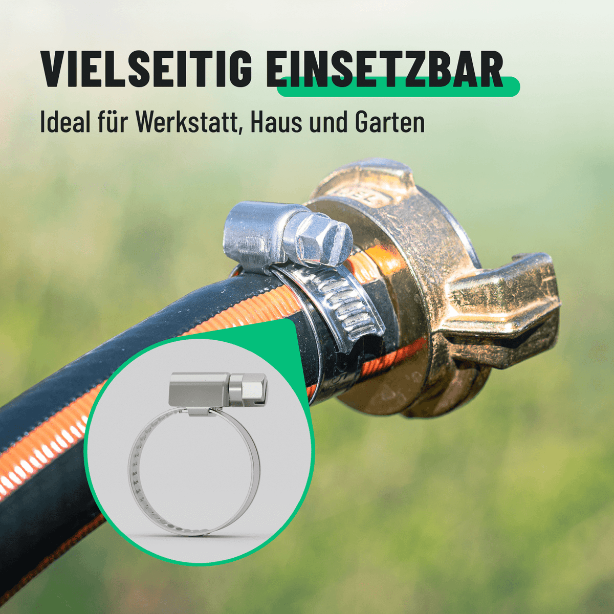 Rohrschelle rostfrei für Pool, Teich und vieles mehr 101303-2