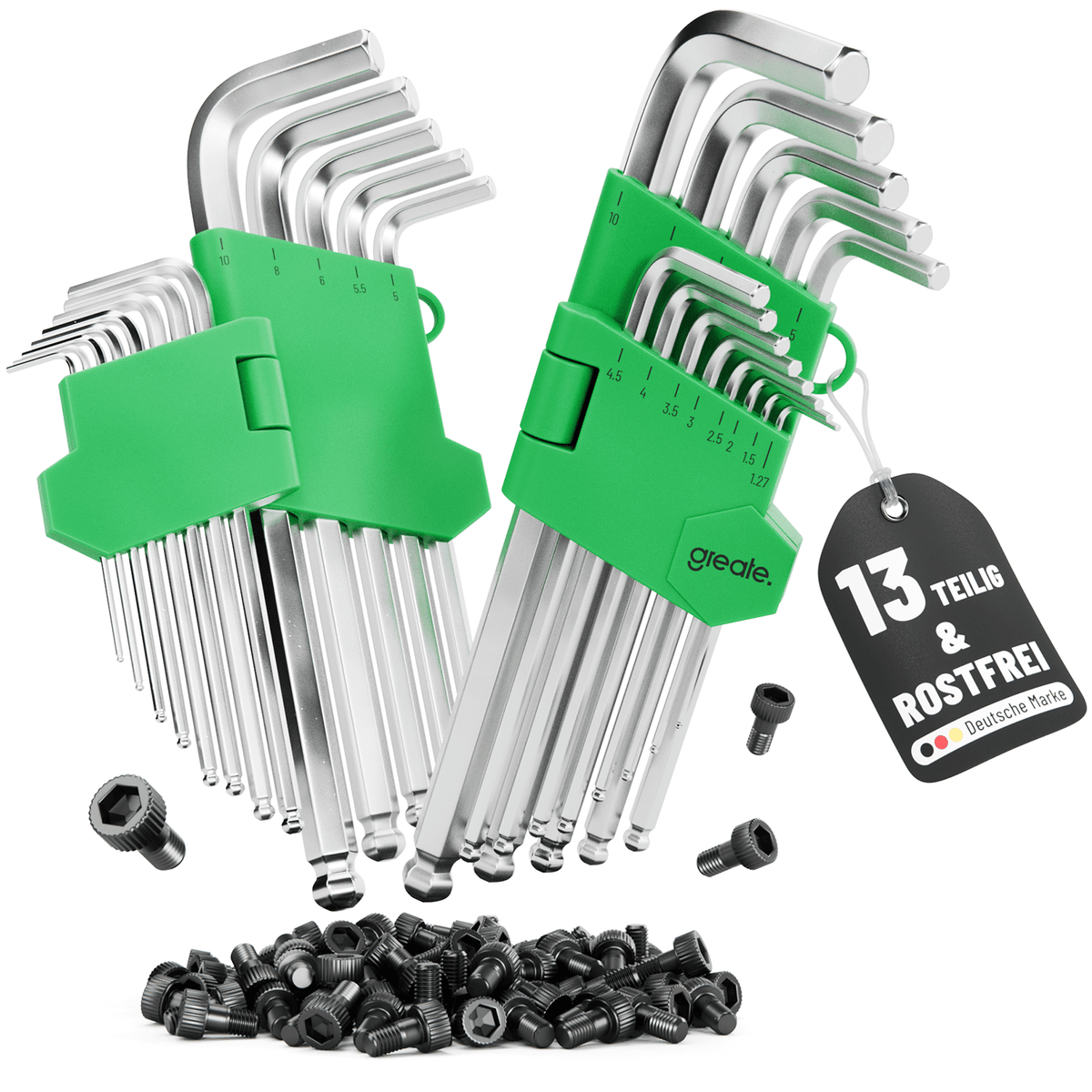 Sechskantschlüssel Set mit Kugelkopf 101017 Hauptbild 13 teilig 2er Pack