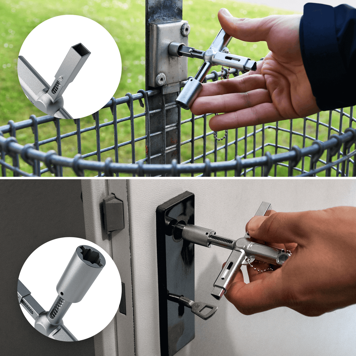 xKey Universalschlüssel Dreikantschlüssel Schaltschrankschlüssel Anwendungen 1013-2